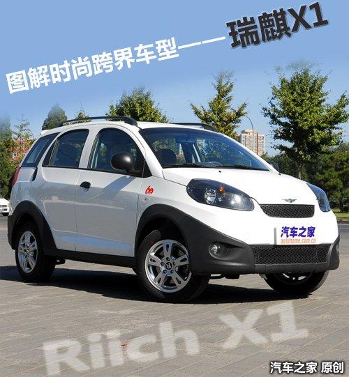 車身加長265mm實拍時尚跨界車型瑞麒x1汽車之家