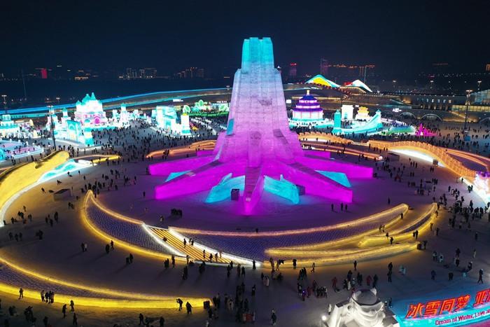 人氣爆棚！第26屆哈爾濱冰雪大世界開園